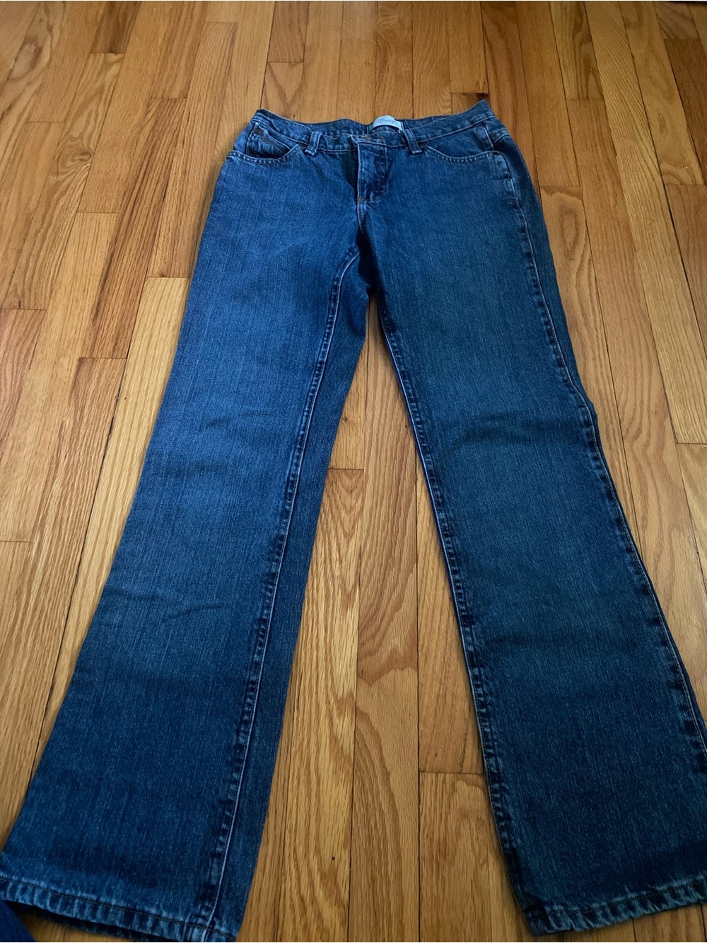 Wrangler Women's Dark Blue Wide Leg Jeans